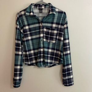 Rue21 cropped flannel